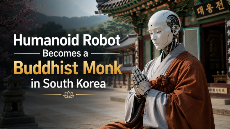 Humanoid Robot Becomes a Buddhist Monk in South Korea